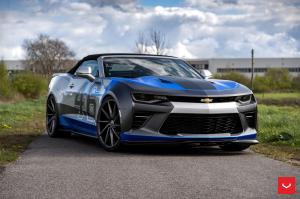Chevrolet Camaro SS Convertible on Vossen Wheels (CVT) 2017 года